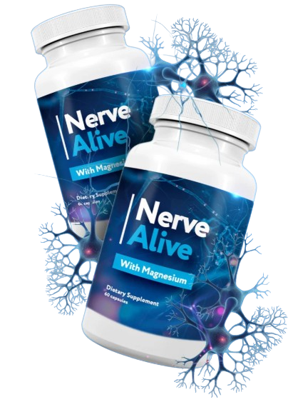 Nerve Alive supplement bottle for nerve health support